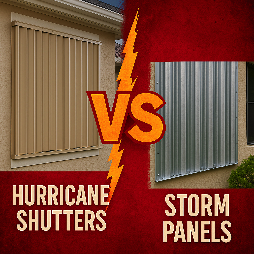 Hurricane Shutters vs Storm Panels: Cost, Convenience, and Protection Comparison